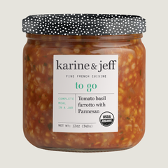 Tomato Basil Farotto with Parmesan